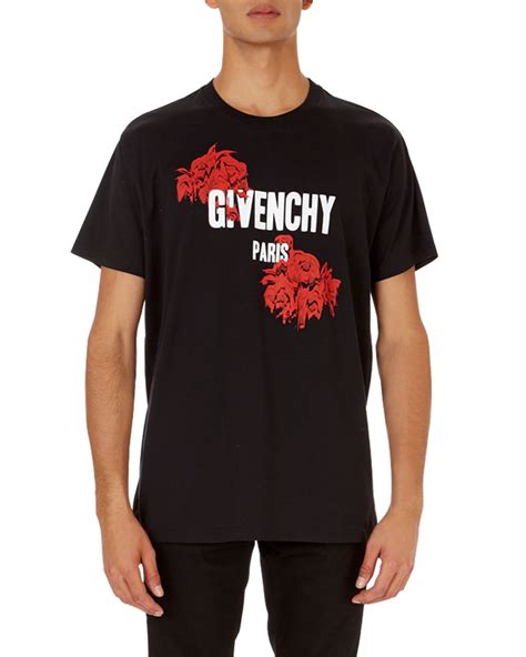 givenchy polo t-shirt|Givenchy graphic crewneck t shirt.